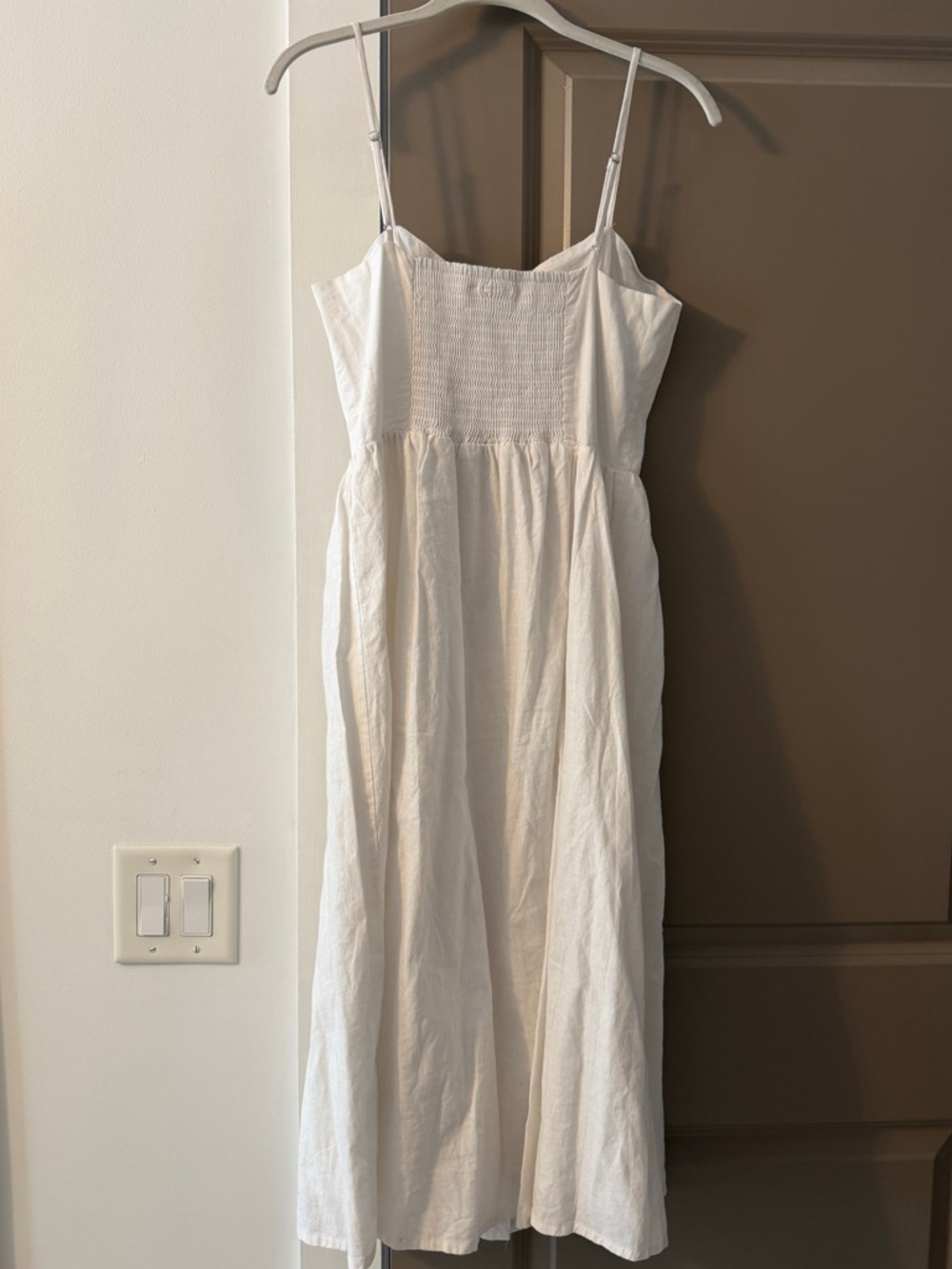 H&M White Button-Front Midi Sundress - Picture 4 of 4